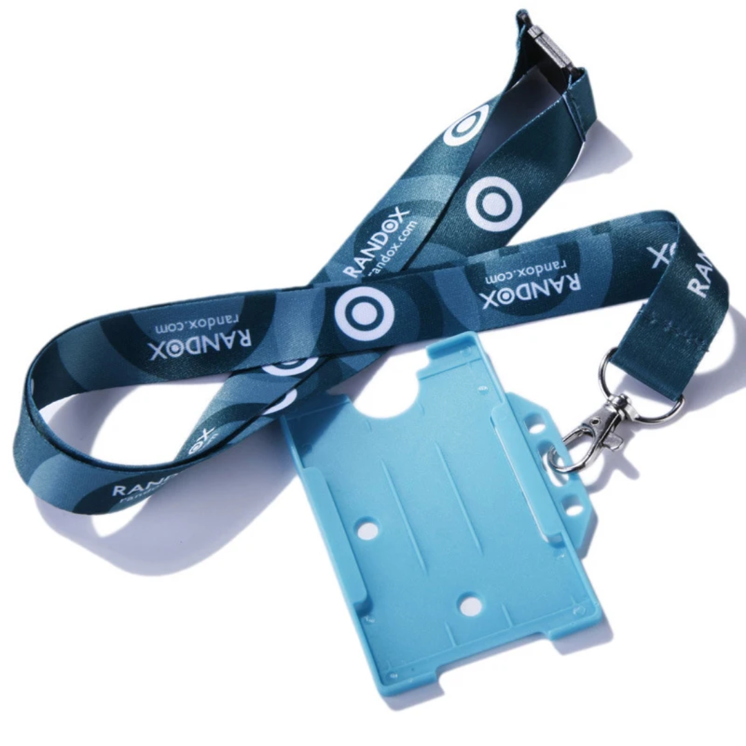 Horizontal ID Card – Standard Bank Card Size with Lanyard