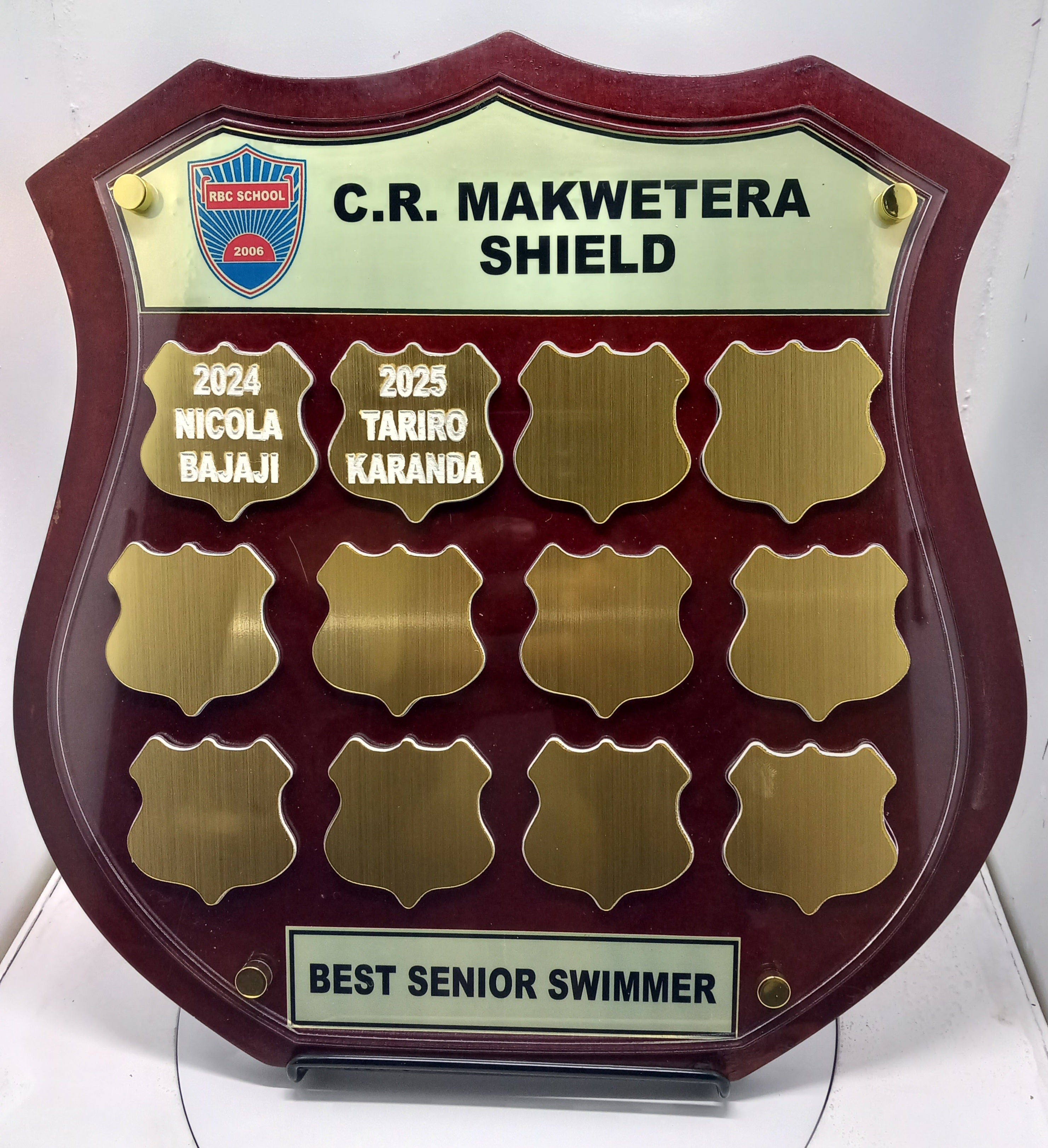 Floating Perpetual Shield Plaque Honour Board - Premium Recognition