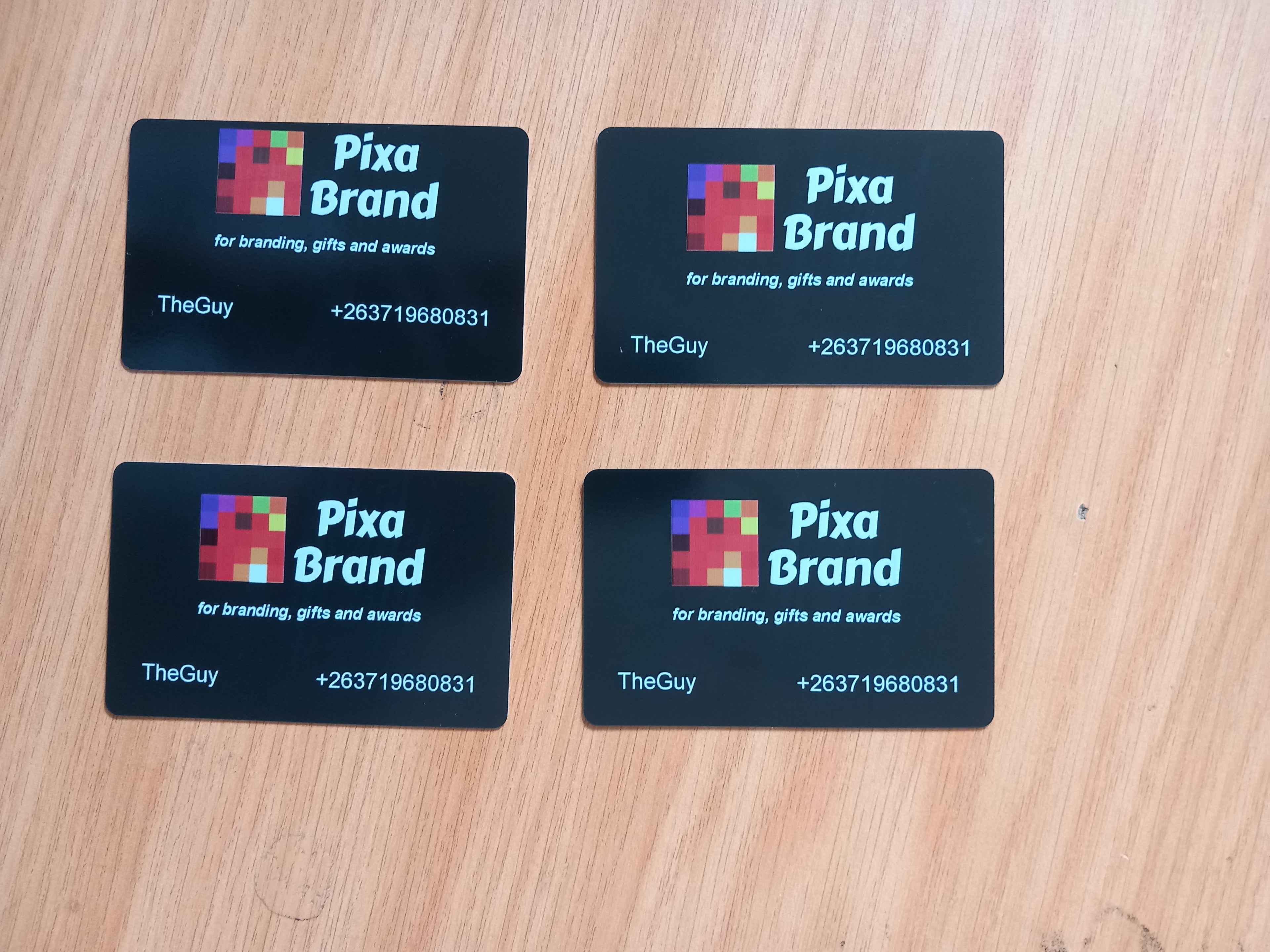 Executive Plastic Business Cards - Premium UV Printed with Spot Varnish