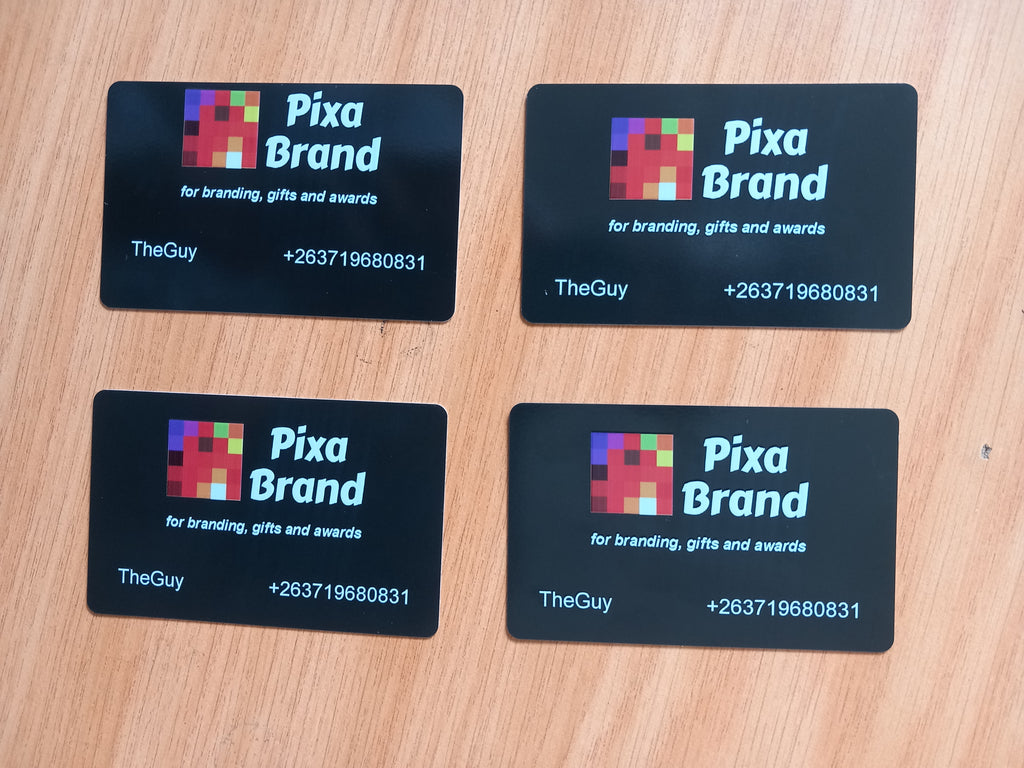Executive Plastic Business Cards - Premium UV Printed with Spot Varnish