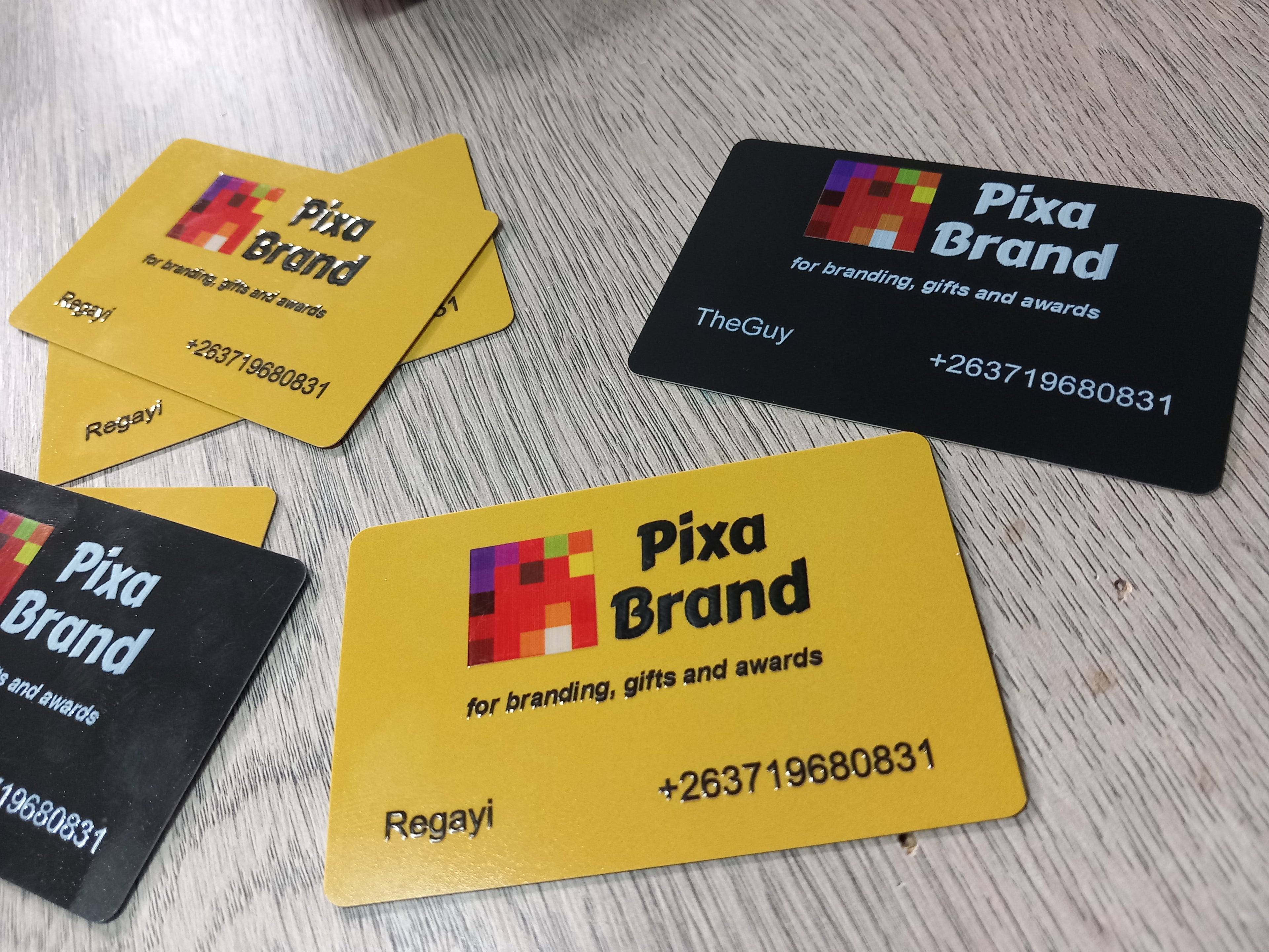 Executive Plastic Business Cards - Premium UV Printed with Spot Varnish