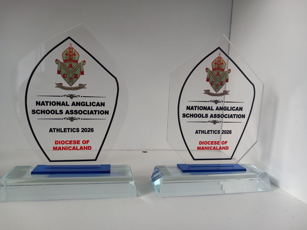 Accolade Award Series - Direct UV Print Acrylic Award with Crystal Base