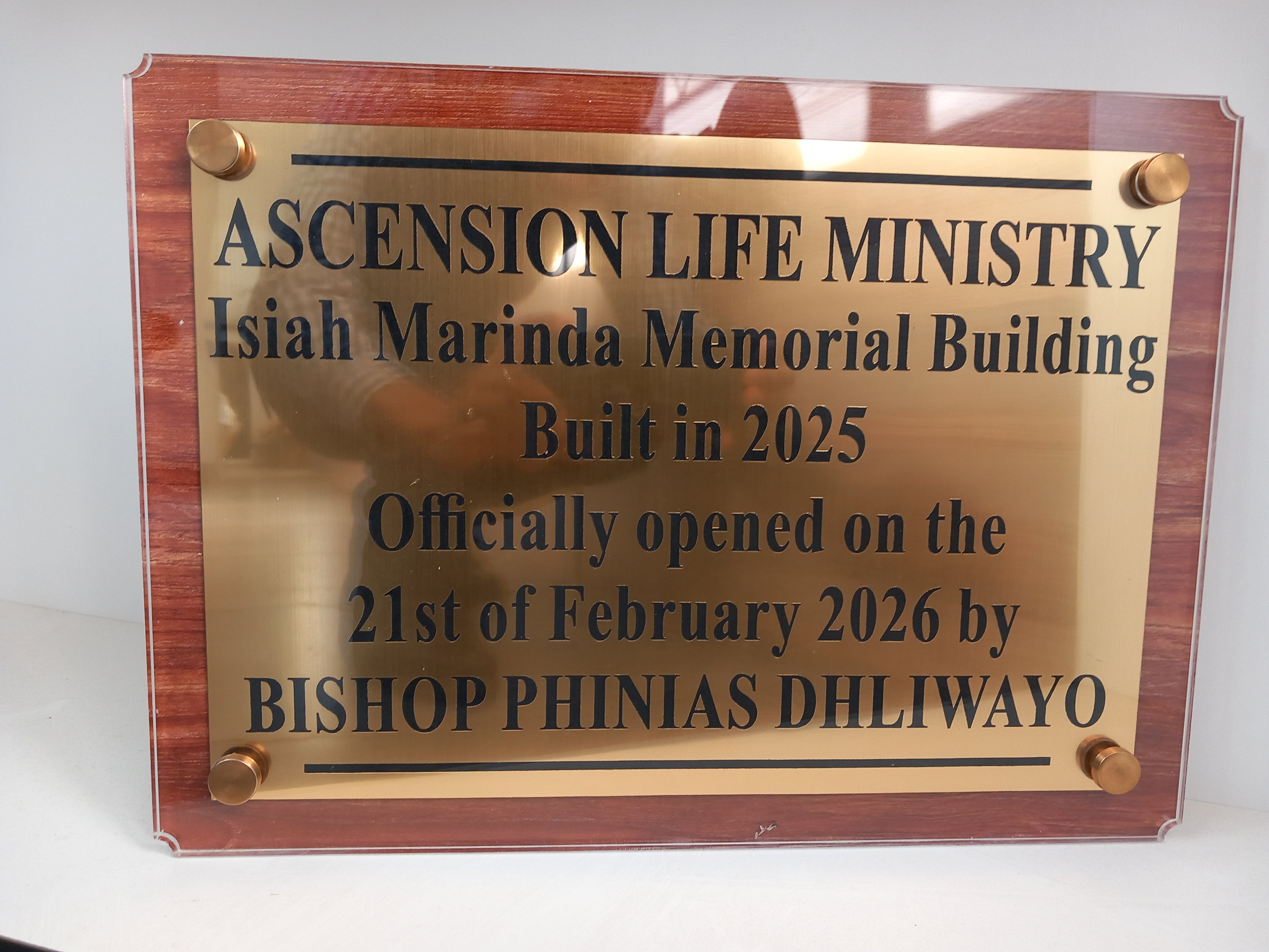 Commissioning Official Opening Commemoration Plaque - Building Dedication