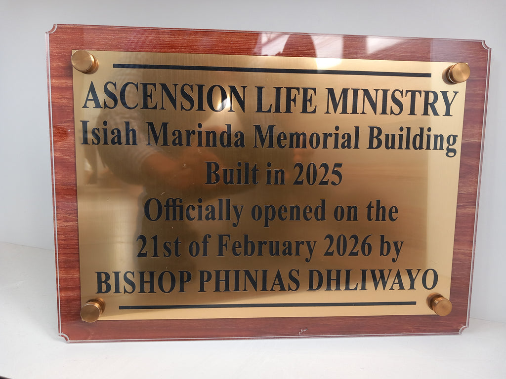 Commissioning Official Opening Commemoration Plaque - Building Dedication