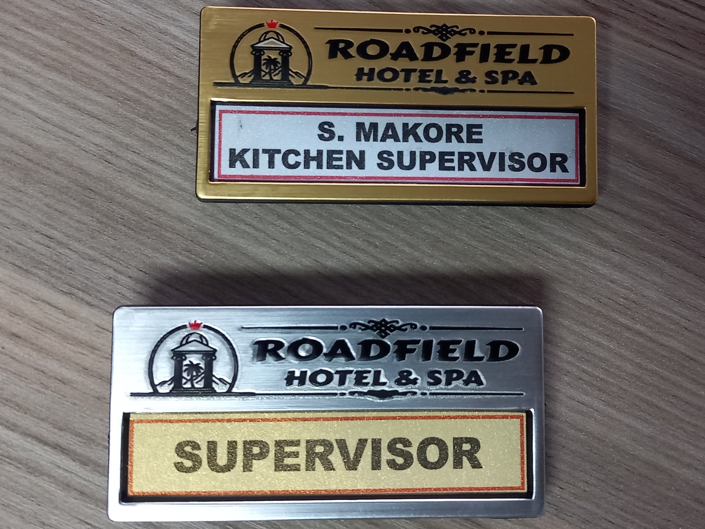 Changeable Reusable Window Name Badge - Replaceable Insert Name Tag