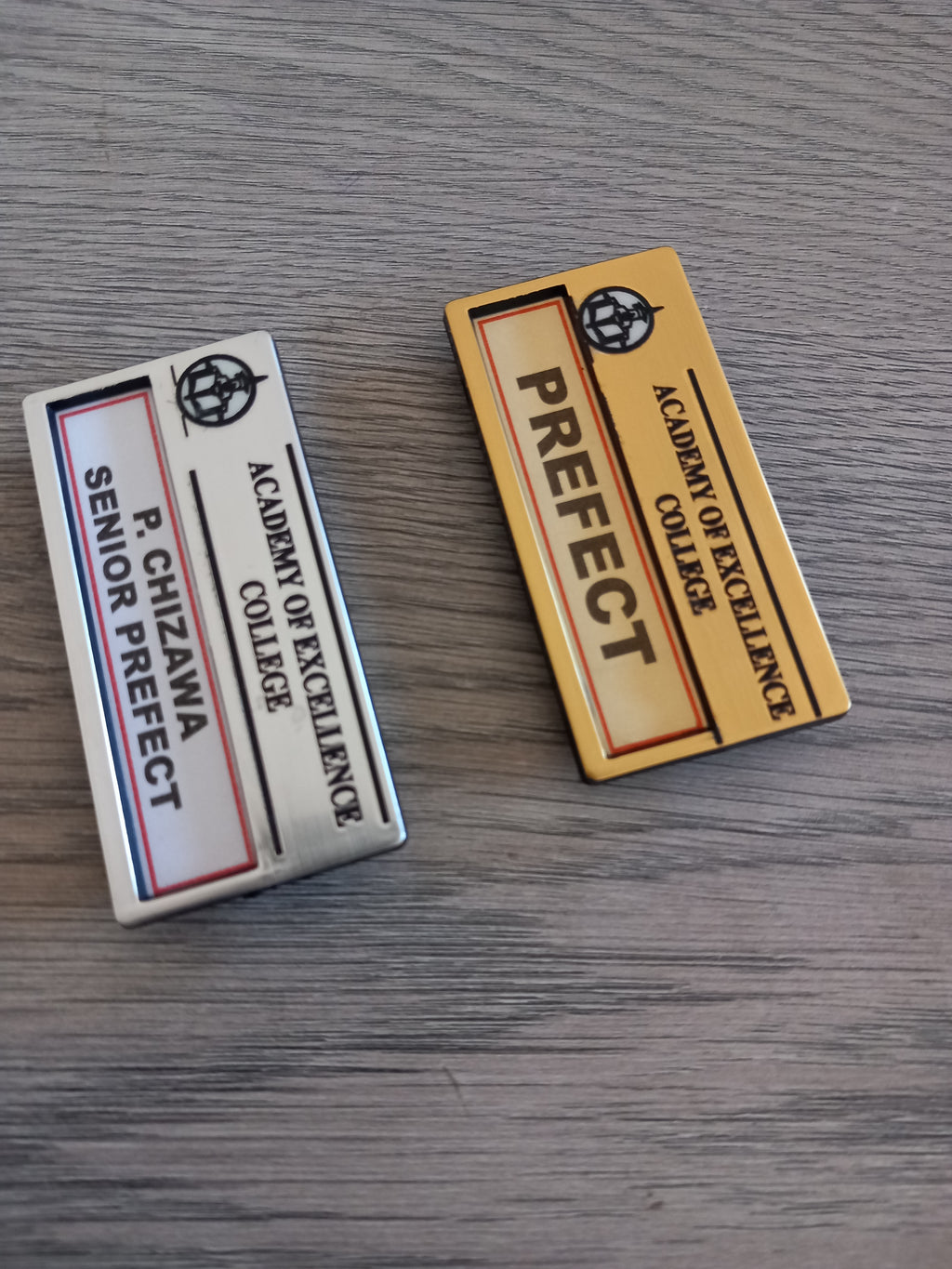 Changeable Reusable Window Name Badge - Replaceable Insert Name Tag