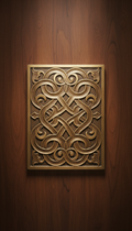Heritage Bronze Plaque with Raised Lettering