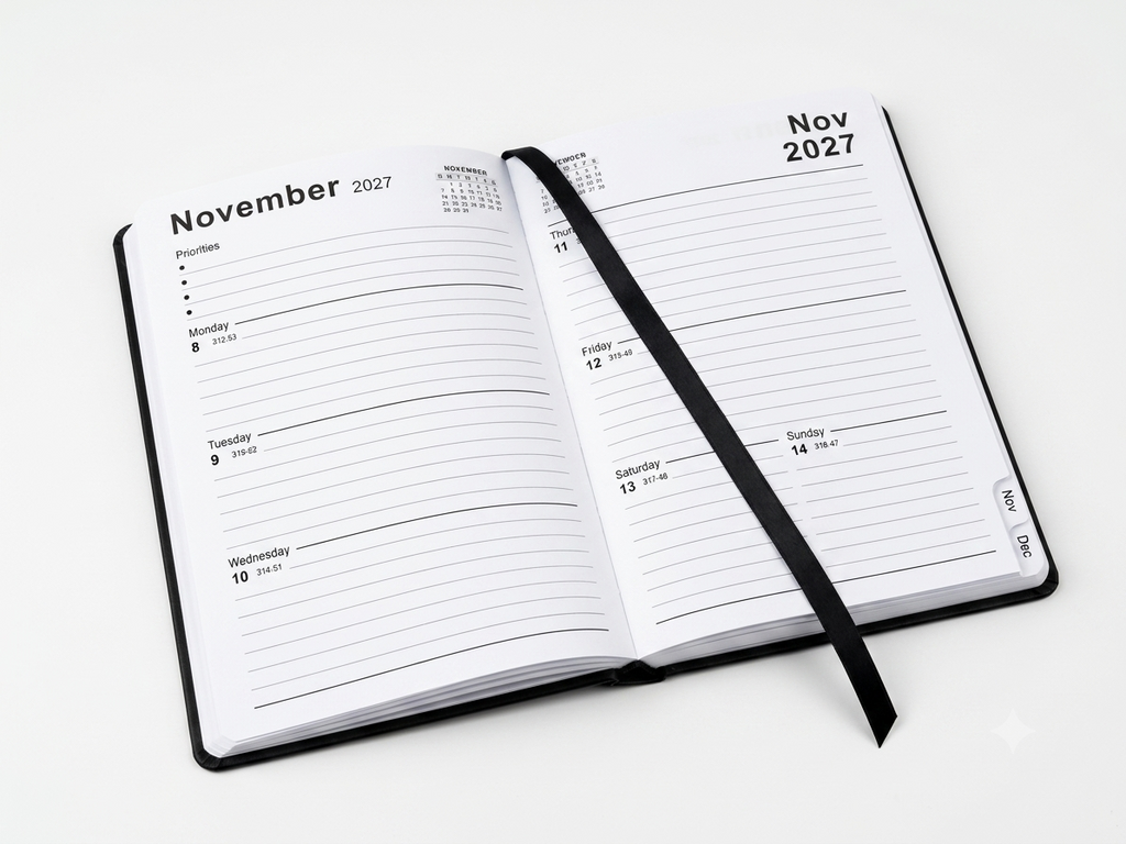 Branded Executive 2027 Weekly & Monthly Planner / Diary
