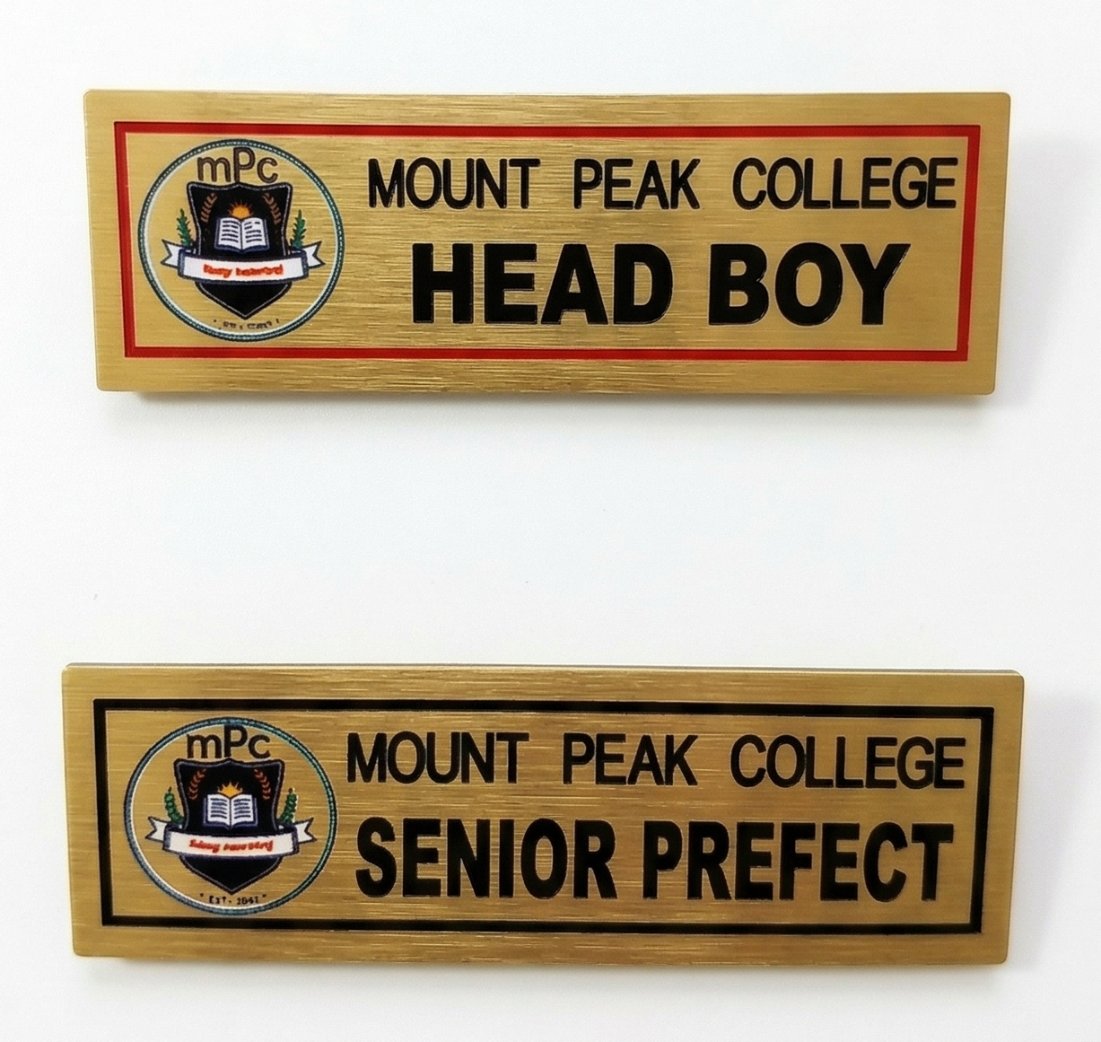 Direct UV Printed Badge - Premium Acrylic Name Badge with Glossy Finish
