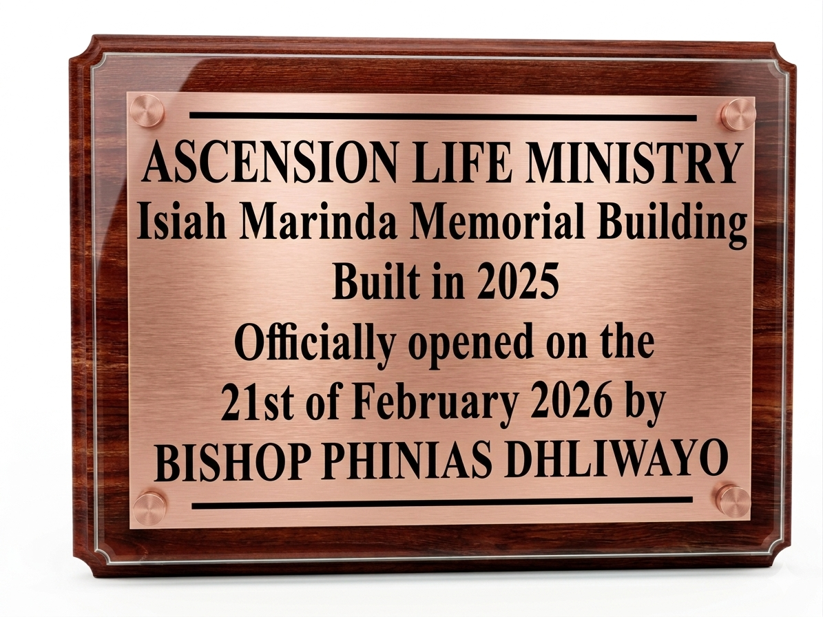 Commissioning Official Opening Commemoration Plaque - Building Dedication