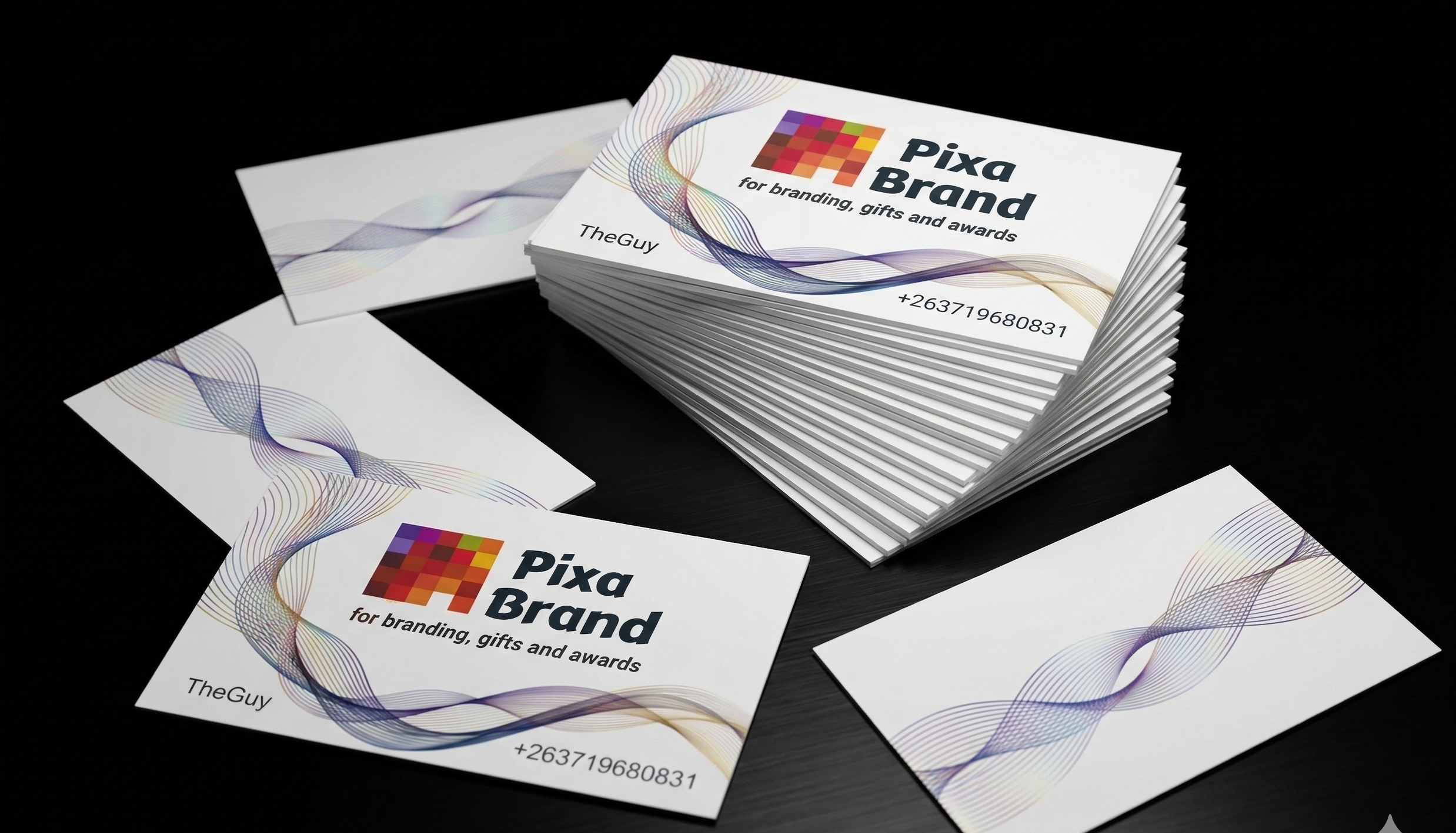 Plastic PVC Business Cards – Flexible Executive Cards (100 Pack)