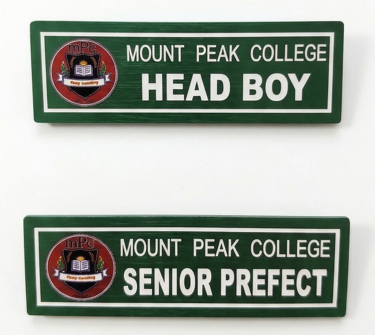 Direct UV Printed Badge - Premium Acrylic Name Badge with Glossy Finish