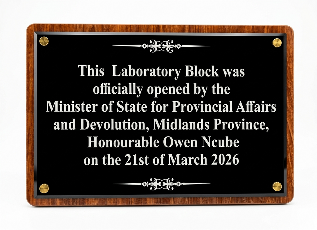 Commissioning Official Opening Commemoration Plaque - Building Dedication