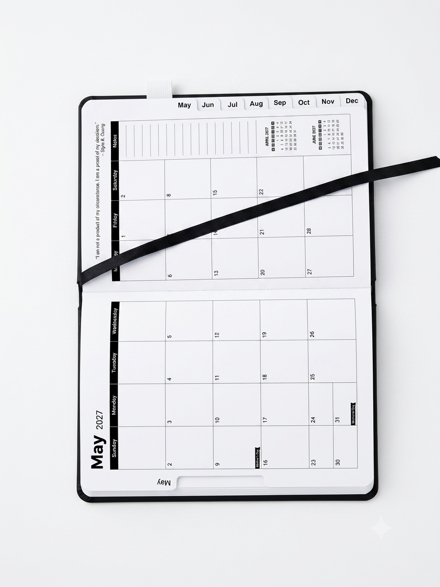 Branded Executive 2027 Weekly & Monthly Planner / Diary