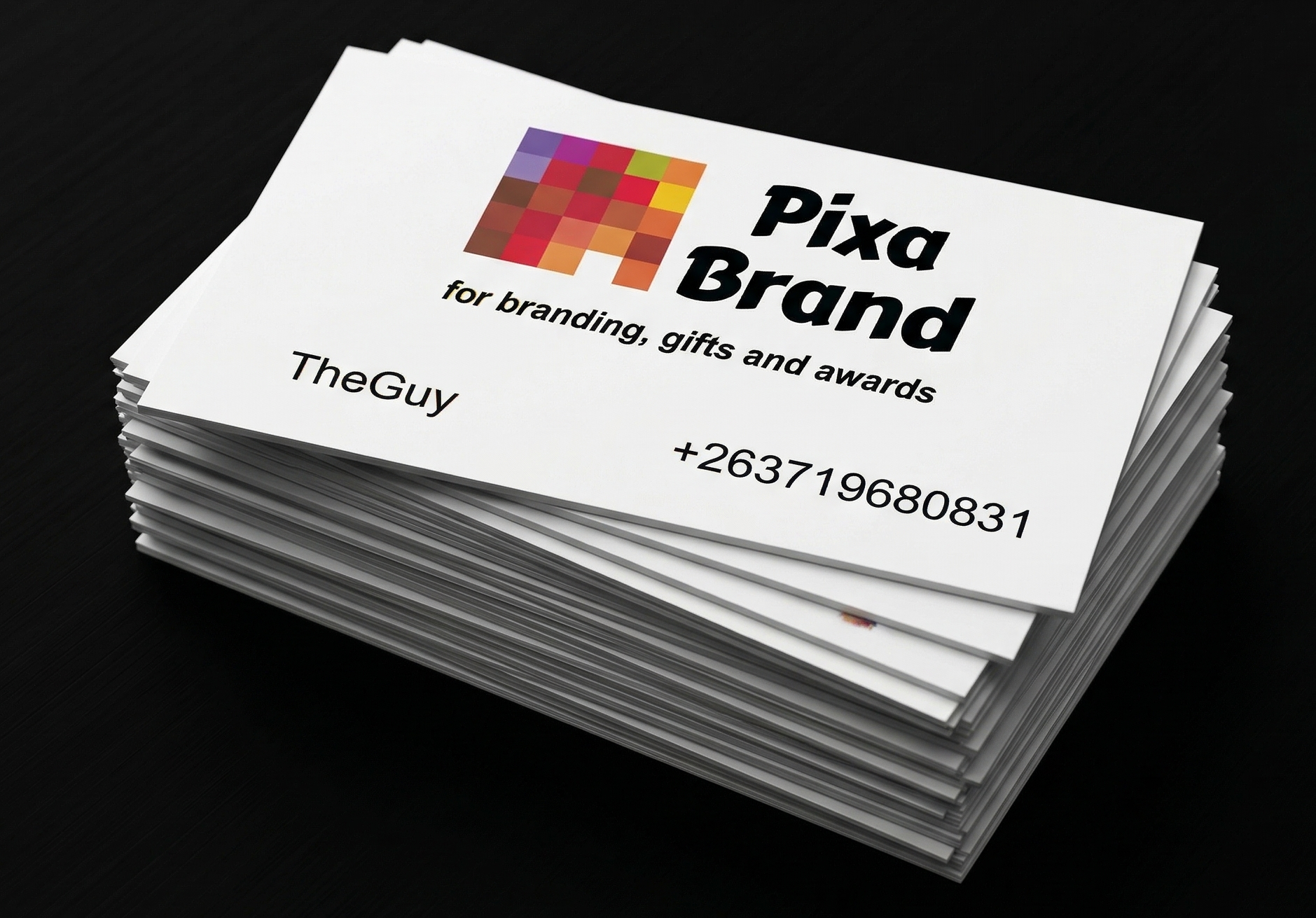Plastic PVC Business Cards – Flexible Executive Cards (100 Pack)