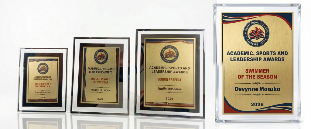 Premium Crystal Glass Tiered Recognition Plaques: The "Tiered Achievement Series" Collection