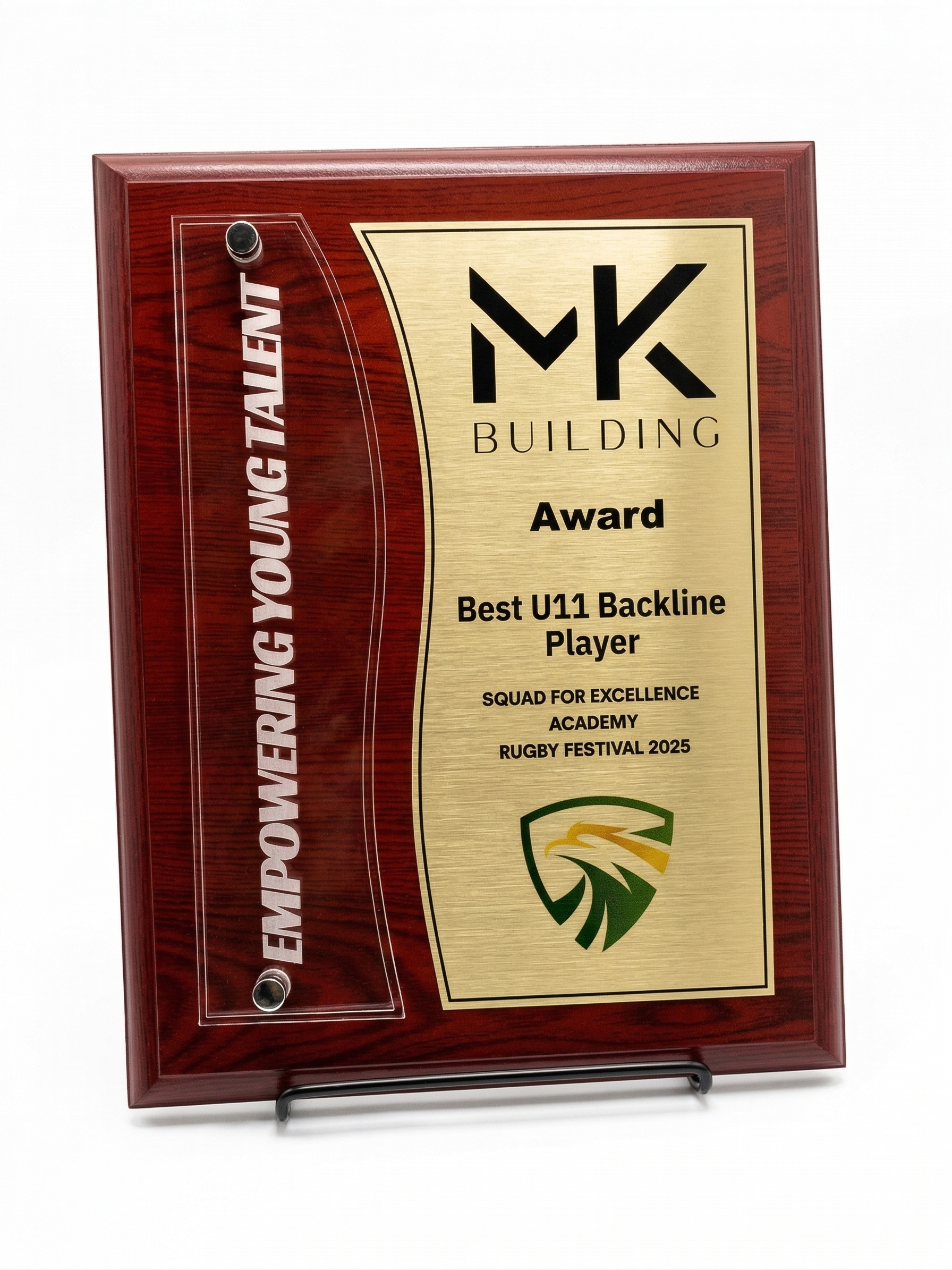 Recognition Series Shield with Easel Stand - Corporate Recognition Award