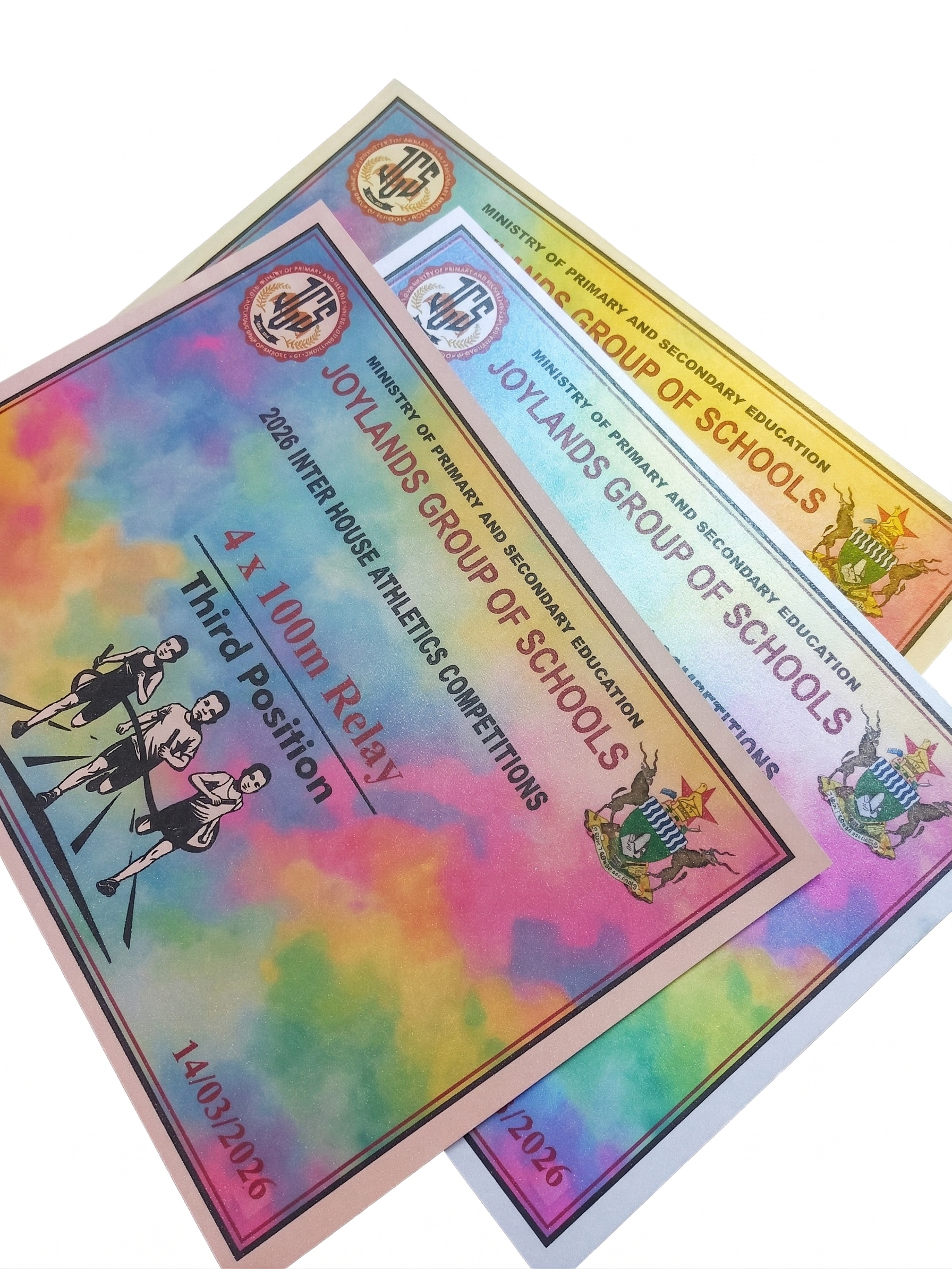 Metallic Pearlescent Certificate - Premium 300gsm Thick Paper