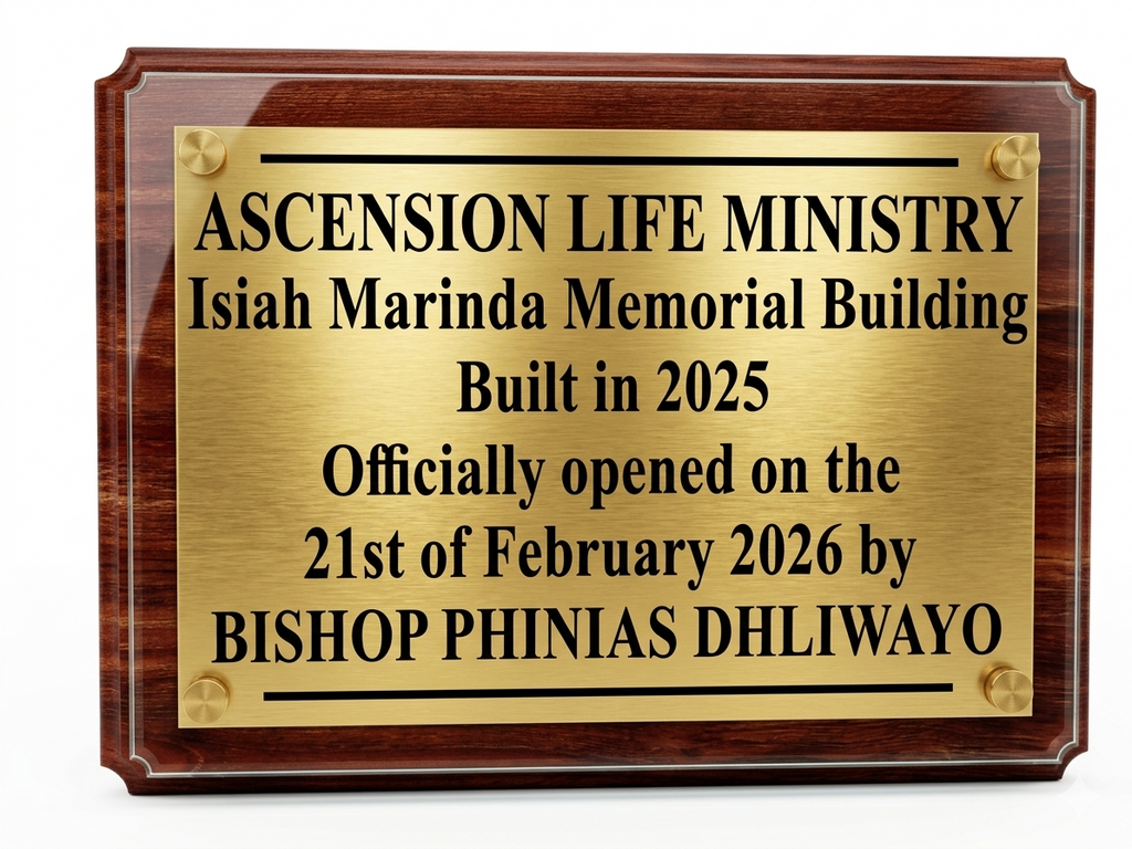 Commissioning Official Opening Commemoration Plaque - Building Dedication