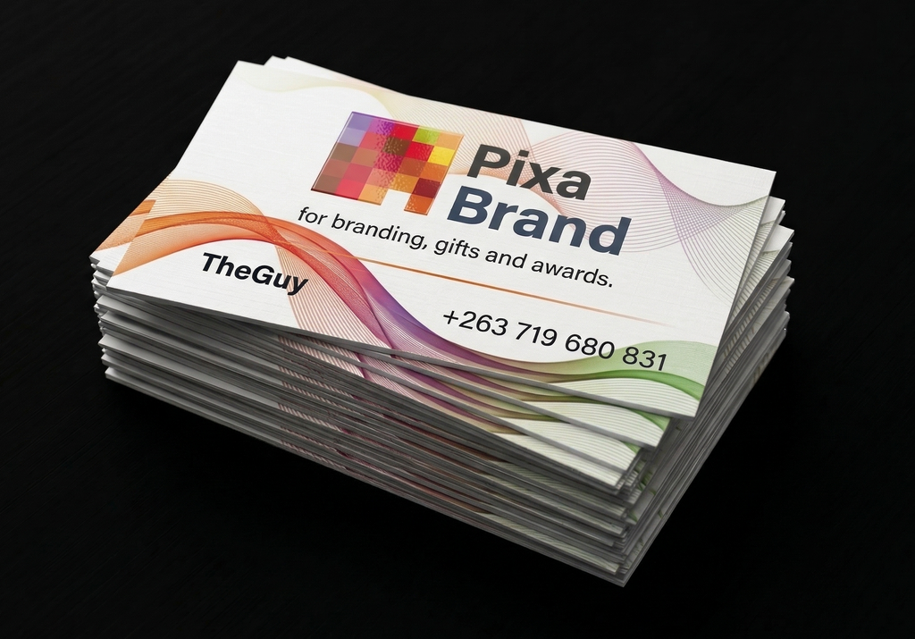 Plastic PVC Business Cards – Flexible Executive Cards (100 Pack)
