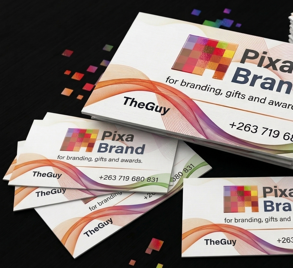 Plastic PVC Business Cards – Flexible Executive Cards (100 Pack)