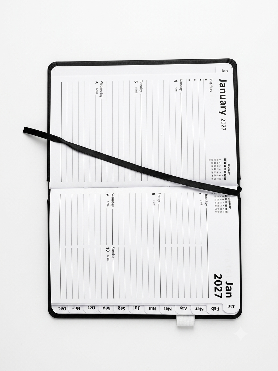 Branded Executive 2027 Weekly & Monthly Planner / Diary