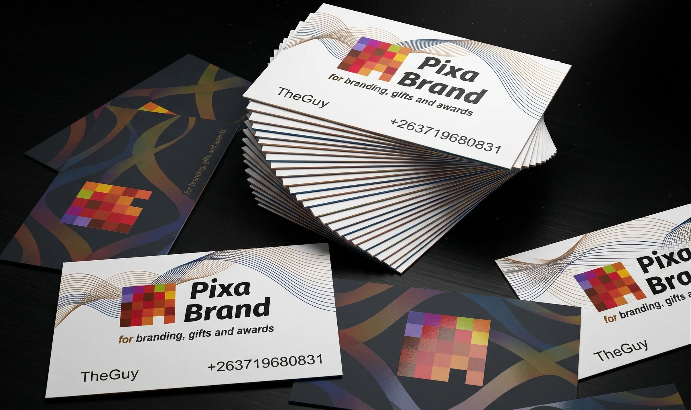 Plastic PVC Business Cards – Flexible Executive Cards (100 Pack)