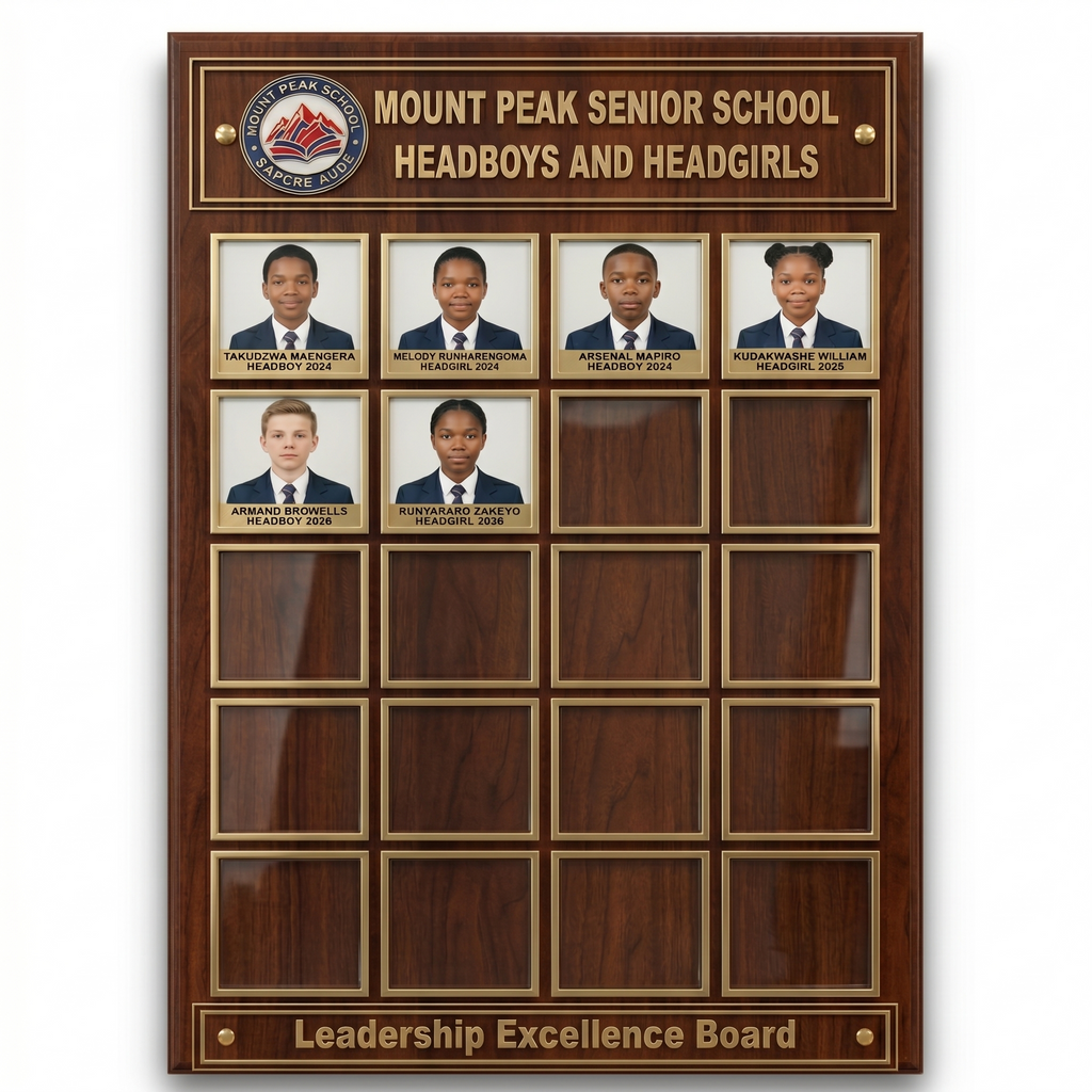 Wood and Acrylic Glass Plaque – Perpetual Awards & Recognition
