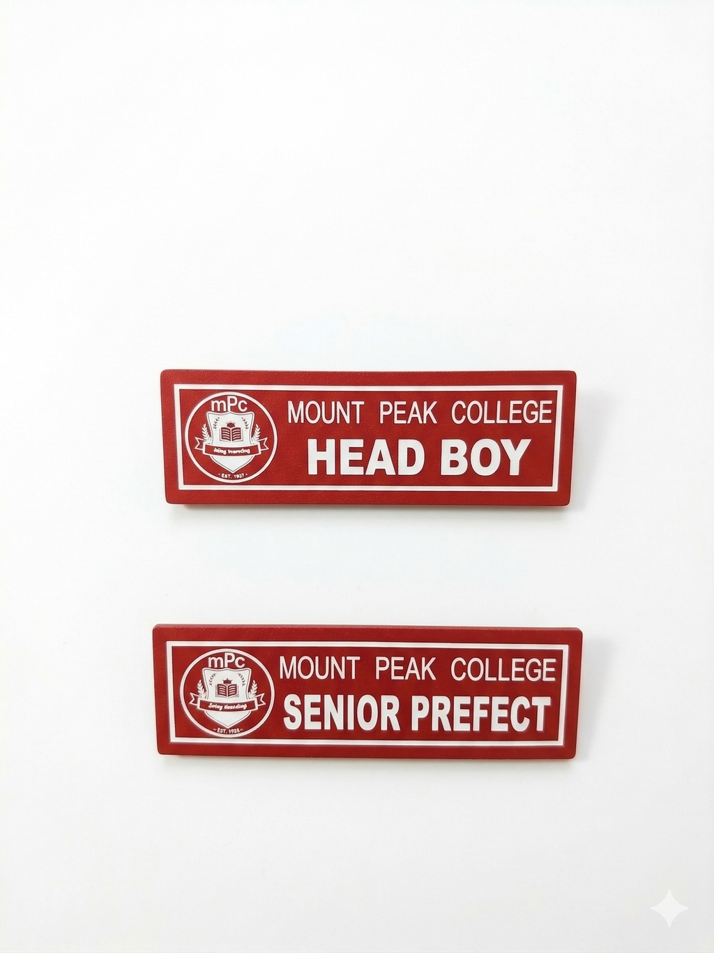 Direct UV Printed Badge - Premium Acrylic Name Badge with Glossy Finish
