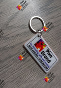 Branded Acrylic Keyholders - Custom Shape and Design UV Printed