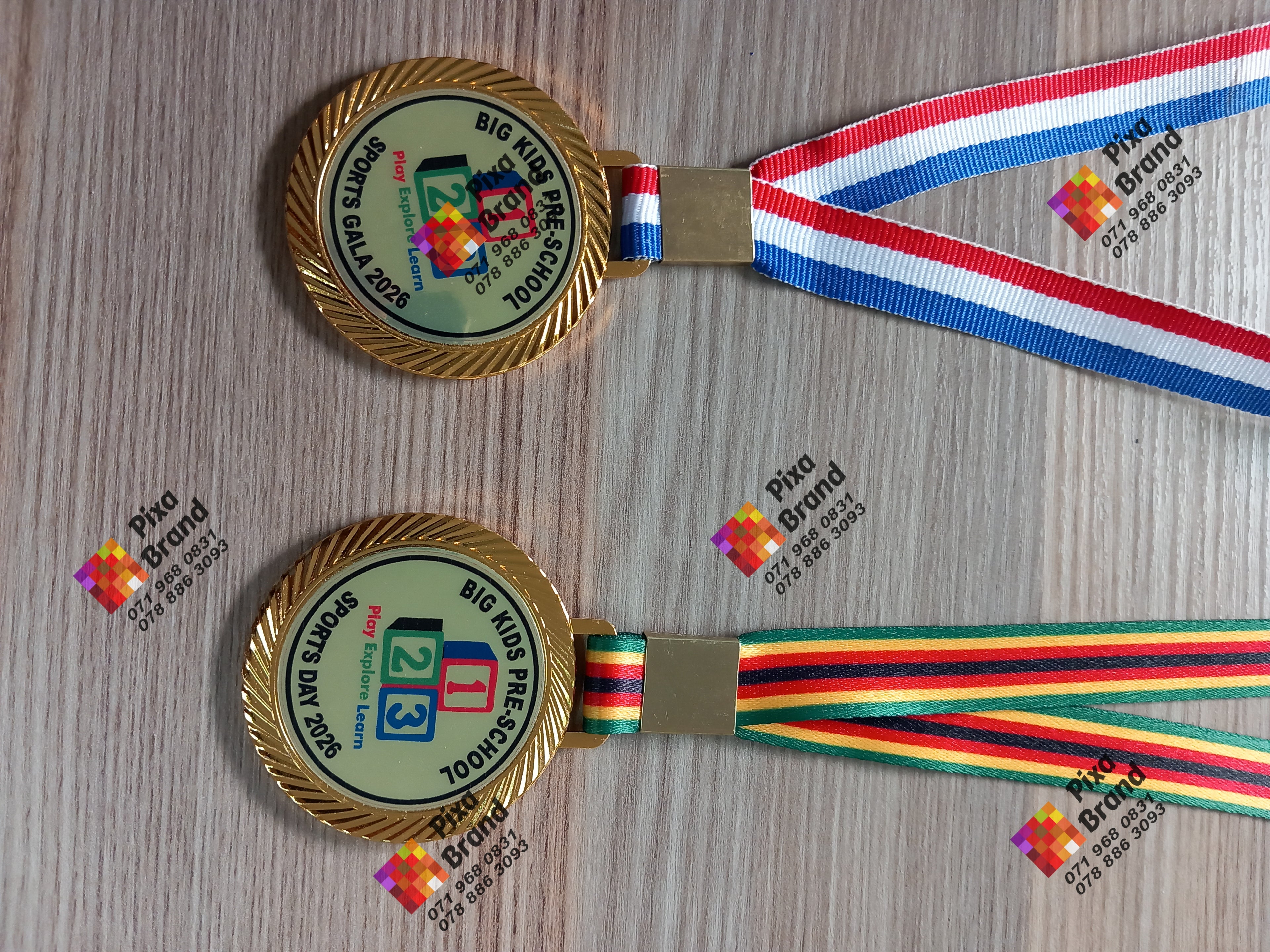 BRANDED METAL STEEL MEDALS PREMIUM QUALITY BRANDED