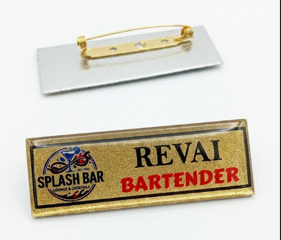 Custom Metal Name Badge