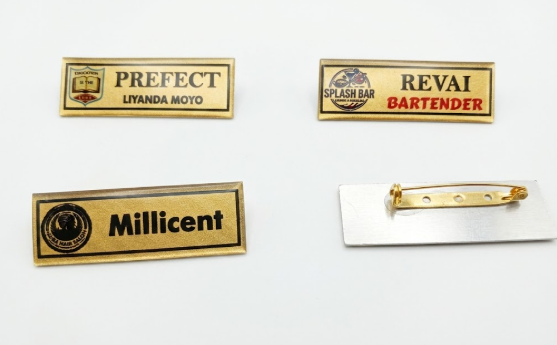 Custom Metal Name Badge
