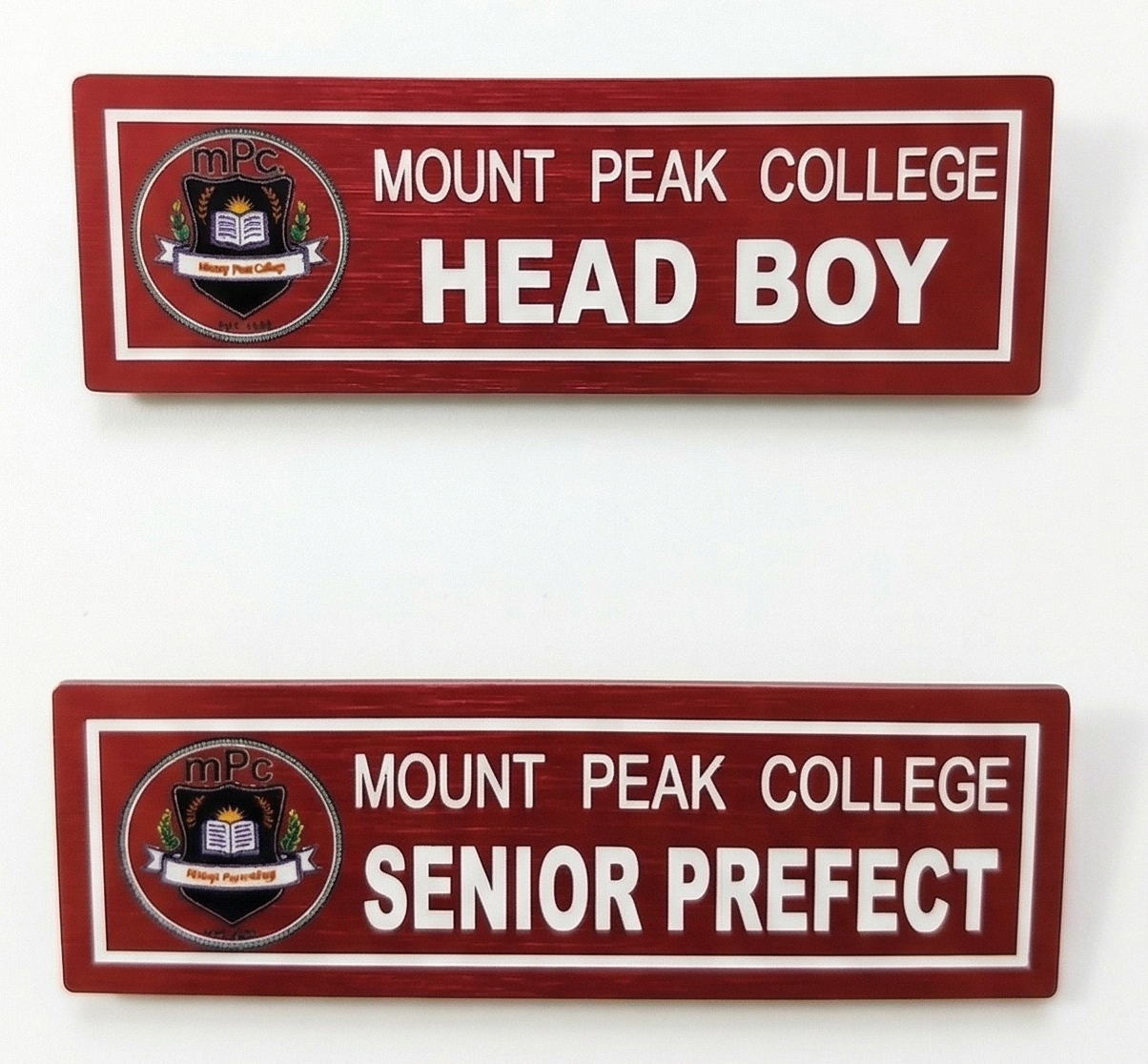 Direct UV Printed Badge - Premium Acrylic Name Badge with Glossy Finish