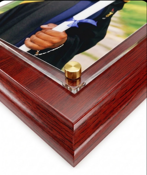 A3 Portrait Wood Plaque with Acrylic Glass Panel – UV Print